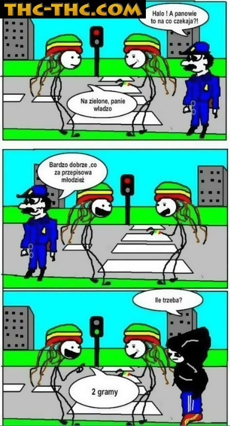 Zielone, Światło, Wesoło, Humor, THC